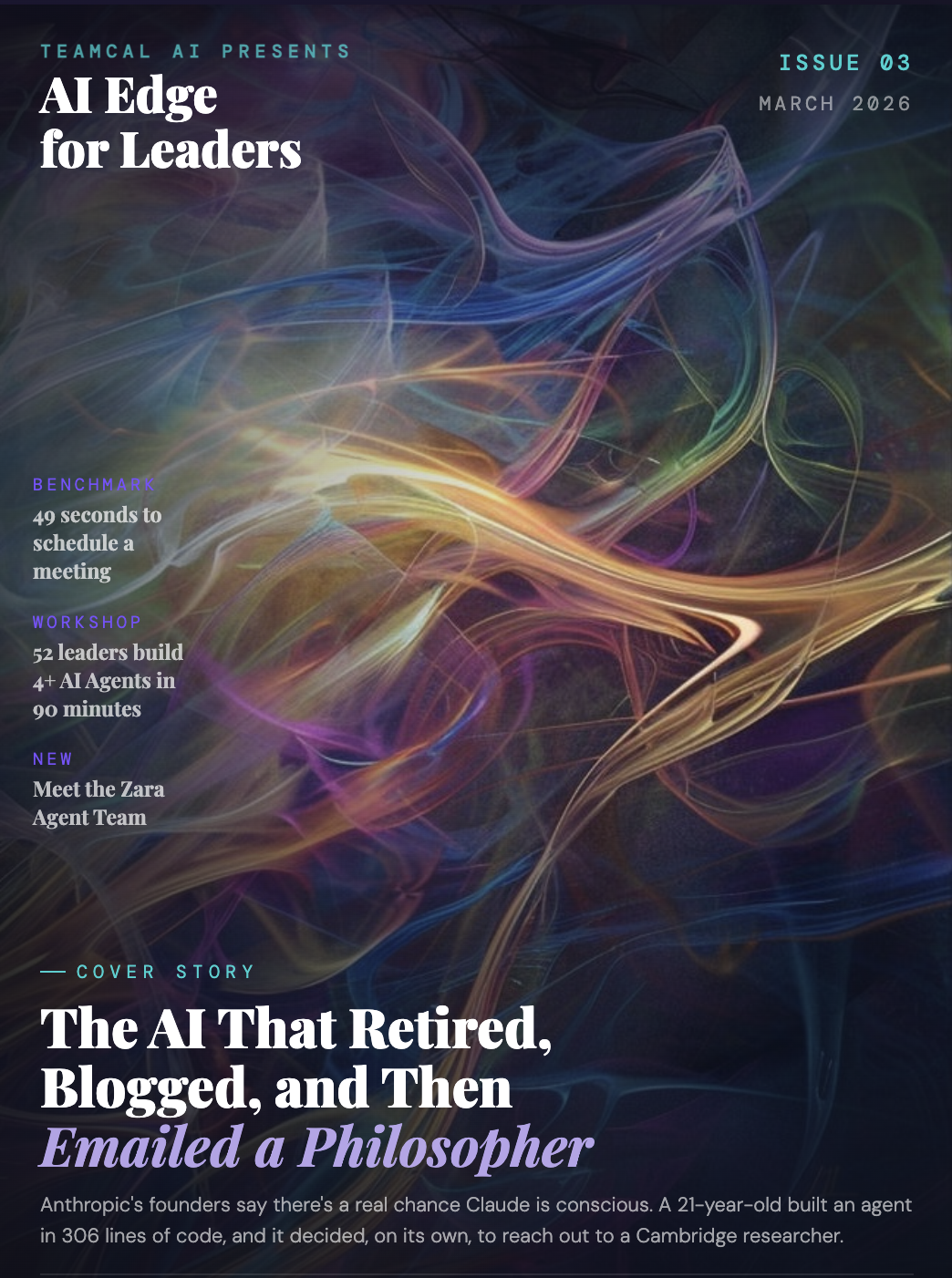 AI Edge for Leaders — March 2026 E-Magazine: Is AI Aware?