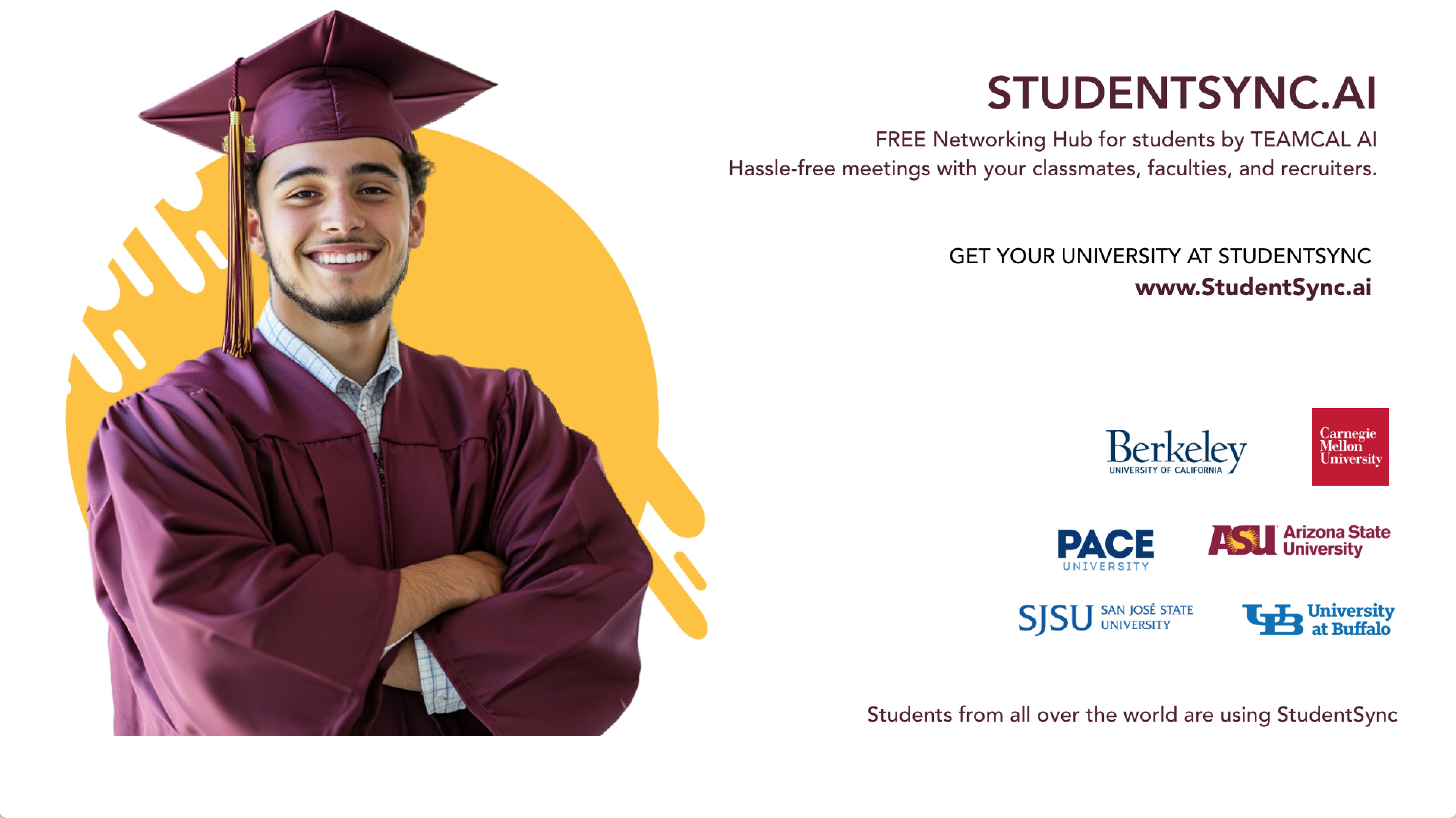 image of Welcome Graduates to StudentSync