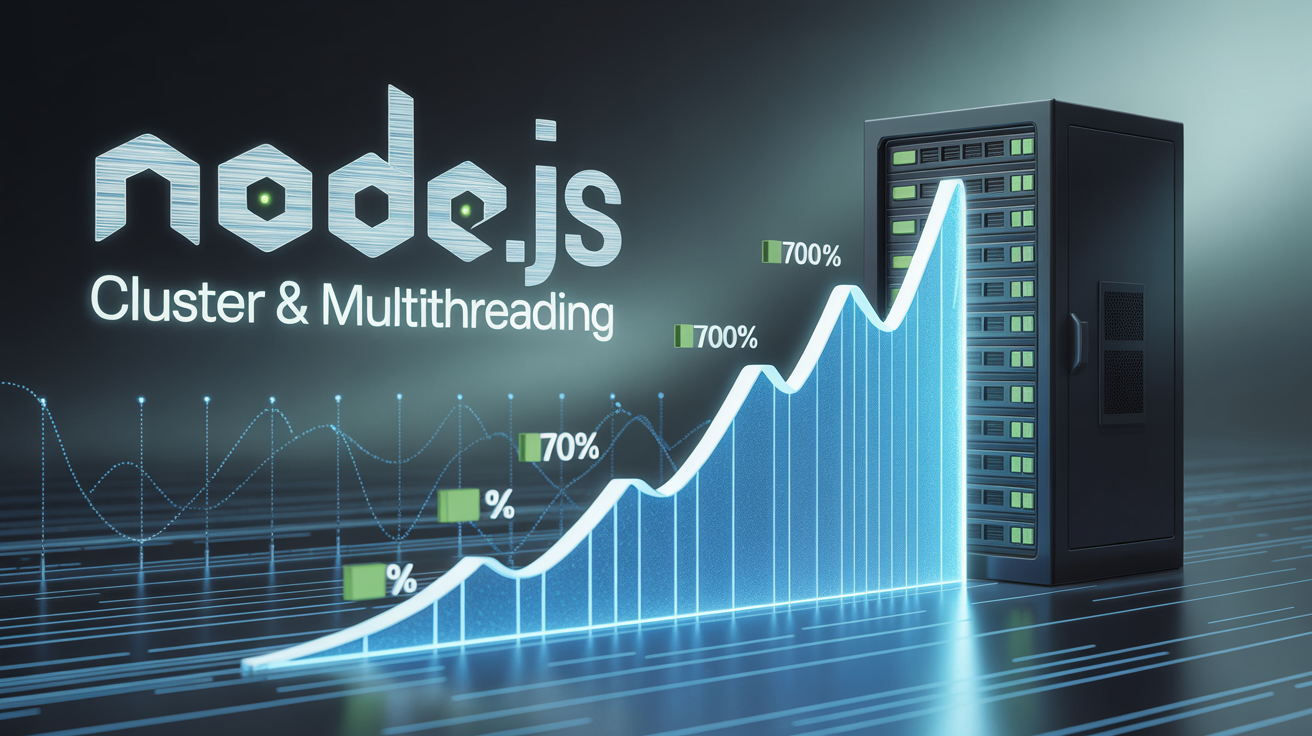image of How does Node.js Backend Handle 700% More Traffic Using Cluster and Multithreading